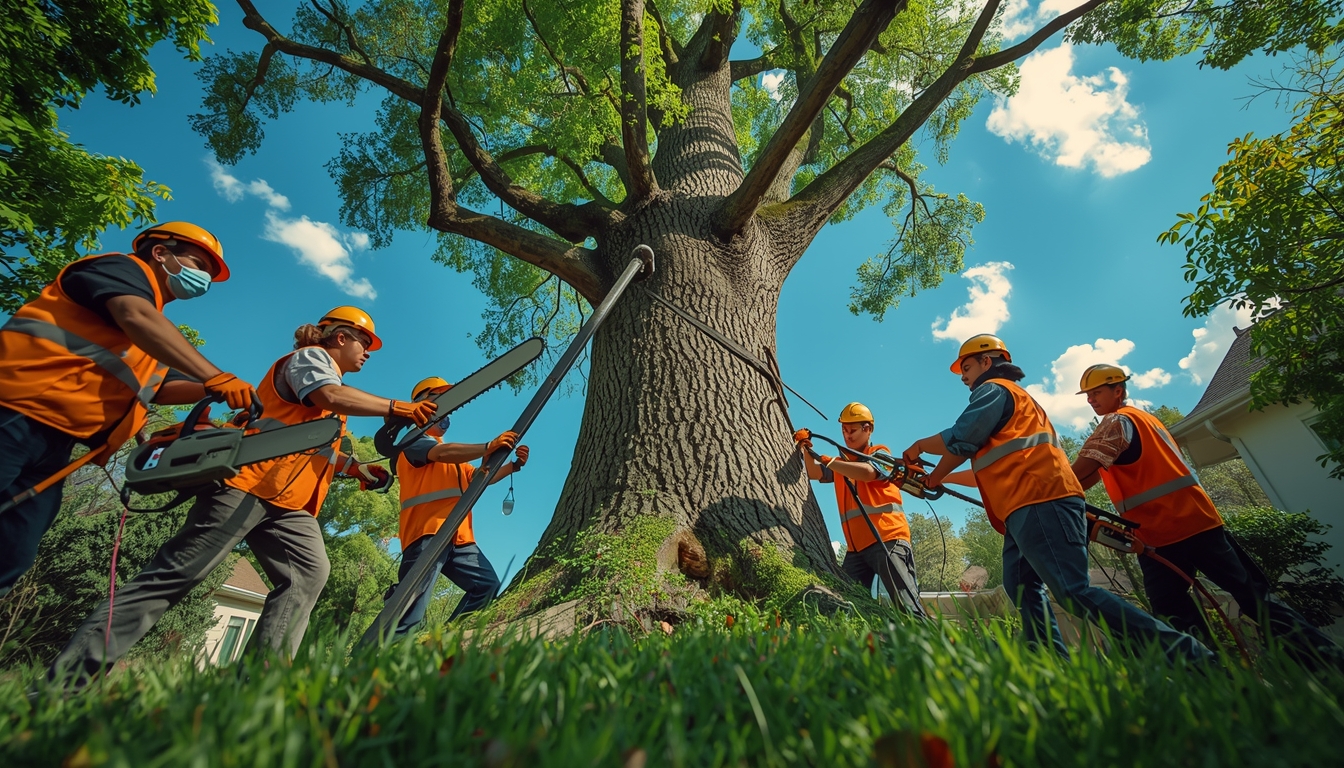 Tree trimming and pruning service by Zibralonwrexalon
